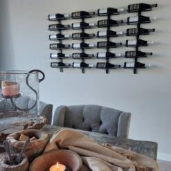 Copain De Vin™ The Wine Of Fame - Wijnrek - Wijnkunst - 6 Flessen - Zwart -Skimask 1200x1200 2307