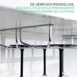 Copa Wijnglazenhouder 2 Rails - 34,4 Cm Breed - Metaal Chroom - Wijnglazenrek 15 Copa Wijnglazenhouder 2 Rails - 34,4 Cm Breed - Metaal Chroom - Wijnglazenrek -Skimask 1200x1200 2339