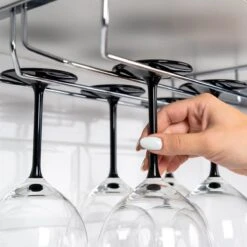 Copa Wijnglazenhouder 2 Rails - 34,4 Cm Breed - Metaal Chroom - Wijnglazenrek 16 Copa Wijnglazenhouder 2 Rails - 34,4 Cm Breed - Metaal Chroom - Wijnglazenrek -Skimask 1200x1200 2340