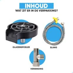 Merkloos Glazenspoeler Gootsteen – Glazen Wasser – Horeca Spoel Kraan – Aanrecht Organizer – Borstel Bierglasreiniger – Keuken Accessoires -Skimask 1200x1200 2392