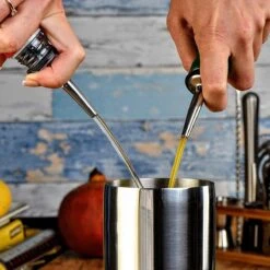 Merkloos Premium RVS Schenktuit - Schenkdoppen - Wijn - Fles - Cocktail - 4 Stuks -Skimask 1200x1200 2401