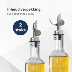 Veluw Olijfolie Schenktuit Voor Fles - Olijfolie Schenker - RVS ( 2 Stuks ) -Skimask 1200x1200 2408
