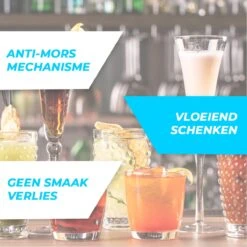 Minismus 4 Stuks Schenkkurk Schenktuit Met Klepje - Hoogwaardige Kwaliteit - Eenvoudig Doseren Met Alcohol En Olie -Skimask 1200x1200 2421