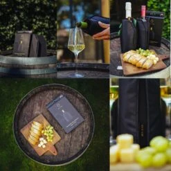 Qulair Wijnkoeler - Luxe Wijnkoeler - Rekbare Flessenkoeler Voor De Meeste Flesformaten - Active Wijnkoeler Hoes - Kerstcadeau Voor Volwassenen - Kerstkado - Zwart -Skimask 1200x1200 2444