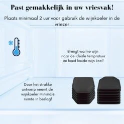Qulair Wijnkoeler - Luxe Wijnkoeler - Rekbare Flessenkoeler Voor De Meeste Flesformaten - Active Wijnkoeler Hoes - Kerstcadeau Voor Volwassenen - Kerstkado - Zwart -Skimask 1200x1200 2446