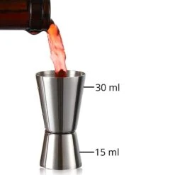 Merkloos Luxe Barmaatje 15/30 Ml - Bwa Commerce - Jigger - Maatbeker Cocktail - Drankmaatje - Cocktail Maatbeker - Maatschenker - Cocktailmaatje - Jigger Maatbekertje - Drank Maatbeker - Bar Butler - Gin Tonic -Skimask 1200x1200 2473