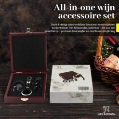 Wijnset - Wijn Accessoires - Geschenkset - Kurkentrekker - Druppelstopper - Wijnopener - Foliesnijder - Jack Rackham 14 Wijnset - Wijn Accessoires - Geschenkset - Kurkentrekker - Druppelstopper - Wijnopener - Foliesnijder - Jack Rackham -Skimask 1200x1200 2492