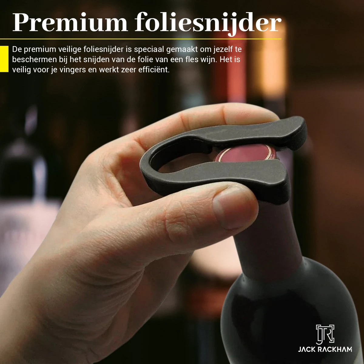 Wijnset - Wijn Accessoires - Geschenkset - Kurkentrekker - Druppelstopper - Wijnopener - Foliesnijder - Jack Rackham 10 Wijnset - Wijn Accessoires - Geschenkset - Kurkentrekker - Druppelstopper - Wijnopener - Foliesnijder - Jack Rackham - Afbeelding 8