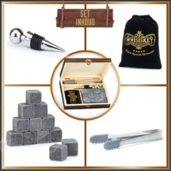 Whisiskey Luxe Whiskey Stones Set - 12 Stuks - Fluwelen Opbergzak - Flessenstopper - IJstang - Herbruikbare IJsblokjes - Natuursteen Whiskey Stenen Voor Glazen - Accessoires - IJklontjes Steen - Drank Koeler - Cadeau Voor Man 14 Whisiskey Luxe Whiskey Stones Set - 12 Stuks - Fluwelen Opbergzak - Flessenstopper - IJstang - Herbruikbare IJsblokjes - Natuursteen Whiskey Stenen Voor Glazen - Accessoires - IJklontjes Steen - Drank Koeler - Cadeau Voor Man -Skimask 1200x1200 2537