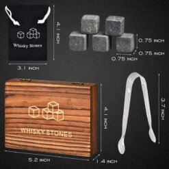 Whiskey Stones Herbruikbare IJsblokjes - Whisky Stenen Herbruikbaar - 9 Stuks-KWISO156 -Skimask 1200x1200 2545