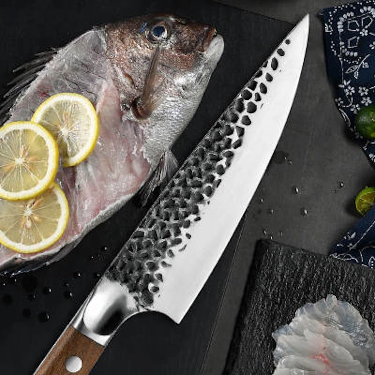 Koks Mes - Slagersmes - Handmade - Chef Knife - BBQ - Mes - Mannen - Koken - Carbon Staal - Stoer - Handgemaakt - Koksmes - CADEAU TIP! 15 Koks Mes - Slagersmes - Handmade - Chef Knife - BBQ - Mes - Mannen - Koken - Carbon Staal - Stoer - Handgemaakt - Koksmes - CADEAU TIP! - Afbeelding 13