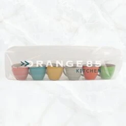 Orange85 Espresso Kopjes - Koffie - Set Van 6 - Meerdere Kleuren - 100 Ml - Aardewerk - Glazen - Met Oor - Koffiekopjes -Skimask 1200x1200 2657