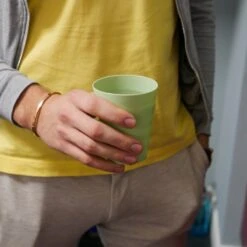 Luxe Herbruikbare Drinkbekers Van In Round – 5 Stuks – Groen – Plastic / Kunststof – Drinkbeker Voor Volwassenen En Kinderen – Alternatief Voor Wegwerp Bekers – Drink Beker – Limonadeglazen Sapglazen – Camping Servies – Onbreekbare Glazen – Beerpong -Skimask 1200x1200 2745