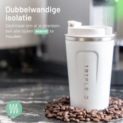 Triple J® Koffiebeker To Go - Thermosbeker - BPA & Lekvrij - 380ml - Wit 10 Triple J® Koffiebeker To Go - Thermosbeker - BPA & Lekvrij - 380ml - Wit -Skimask 1200x1200 2747