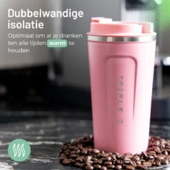 Triple J® Koffiebeker To Go - Thermosbeker - BPA & Lekvrij - 510ml - Roze 15 Triple J® Koffiebeker To Go - Thermosbeker - BPA & Lekvrij - 510ml - Roze -Skimask 1200x1200 2760