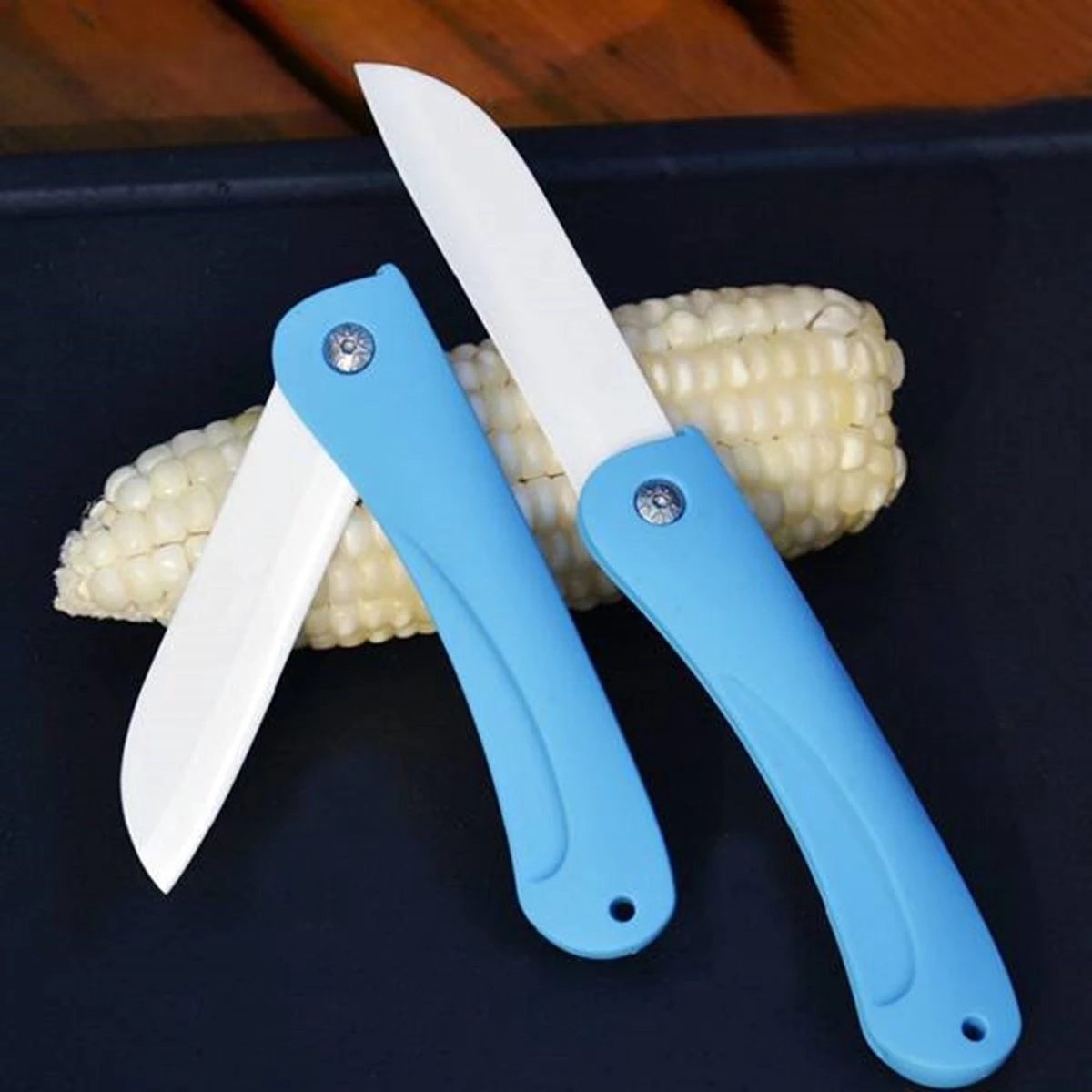 Hofftech Schilmes / Zakmes Keramisch Opklapbaar 4 Hofftech Schilmes / Zakmes Keramisch Opklapbaar - Afbeelding 2