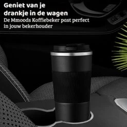 Mmoods Thermosbeker Voor Koffie En Thee 380ml - Koffiebeker To Go - Reisbeker Voor Auto - Herbruikbare Drinkfes Voor Warme En Koude Dranken - Ecologische Thermoskan Zwart Geschenk -Skimask 1200x1200 2890