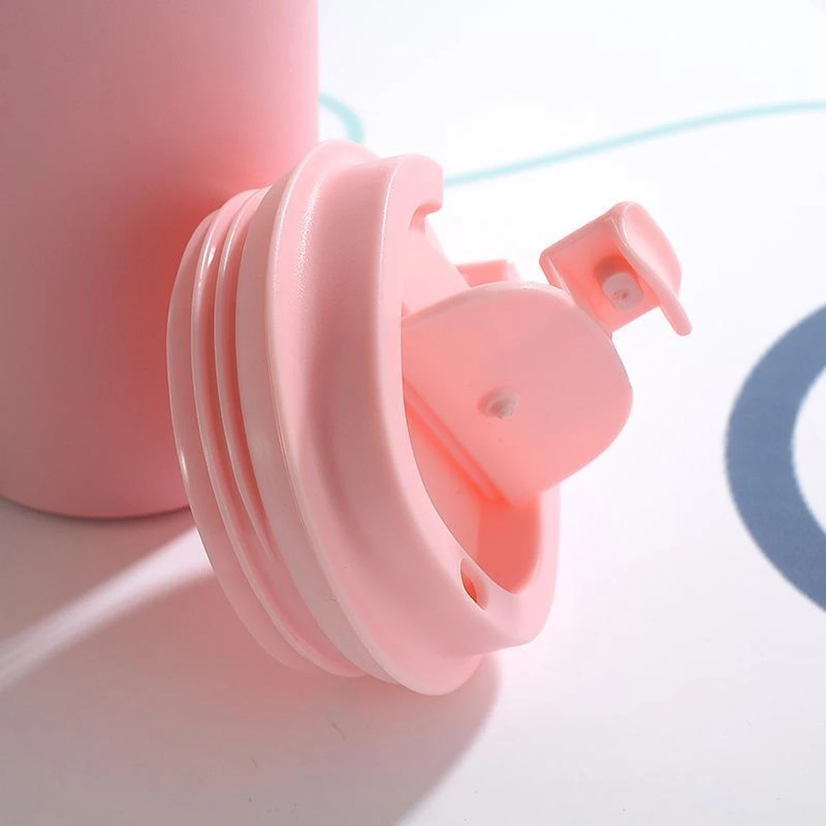 Koffiebeker To Go | Lekvrije Thermosbeker | Thermosfles | RVS Reisbeker | Dubbelwandige Travel Mug | 350 Ml | Roze 7 Koffiebeker To Go | Lekvrije Thermosbeker | Thermosfles | RVS Reisbeker | Dubbelwandige Travel Mug | 350 Ml | Roze - Afbeelding 5