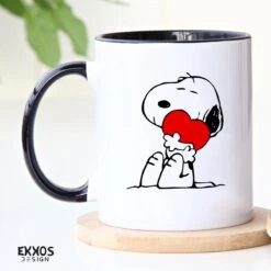 Snoopy Cute Mok - Snoopy Producten - Vrouwen Cadeautje - Valentijn Cadeautjes Voor Haar - Verjaardag Cadeau Man - Valentijn Cadeu Man - Mokken - Theeglazen - Koffiekopjes -Skimask 1200x1200 3031
