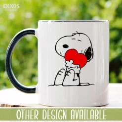 Snoopy Cute Mok - Snoopy Producten - Vrouwen Cadeautje - Valentijn Cadeautjes Voor Haar - Verjaardag Cadeau Man - Valentijn Cadeu Man - Mokken - Theeglazen - Koffiekopjes -Skimask 1200x1200 3032