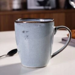 Koffiekopjes - Cappuccino Kop - Theemok - Koffiebeker - Blauw - 320ml - Set Van 6 12 Koffiekopjes - Cappuccino Kop - Theemok - Koffiebeker - Blauw - 320ml - Set Van 6 -Skimask 1200x1200 3113