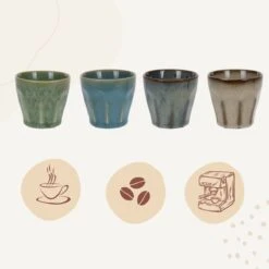 Orange85 Espresso Kopjes - Set Van 4 - Porselein - Hittebestendig - 90 Ml - Rond - Espresso - Mokken - Glazen - Koffiekopjes -Skimask 1200x1200 3143