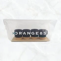 Orange85 Espresso Kopjes - Zwart - Set Van 4 - Met Bamboe Onderzetter - Met Oor - Koffiekopjes -Skimask 1200x1200 3164