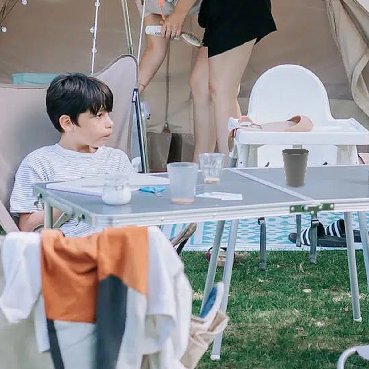 In Round Herbruikbare Plastic Drink Bekers – 10 Stuks – Grijs 11 In Round Herbruikbare Plastic Drink Bekers – 10 Stuks – Grijs - Afbeelding 9