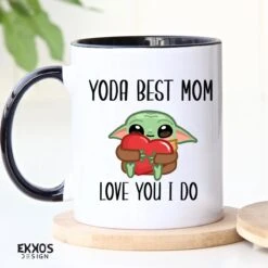 Yoda Best Mom - Baby Yoda - Baby Yoda Mok - Star Wars - Mandalorian - Vaderdag Cadeau - Vaderdag - Moederdag Cadeau - Moederdag - Cadeau Voor Moeder - Mokken En Bekers - Cadeau Voor Vrouw - Valentijndag - Theeglazen - Koffiemok -Skimask 1200x1200 3204