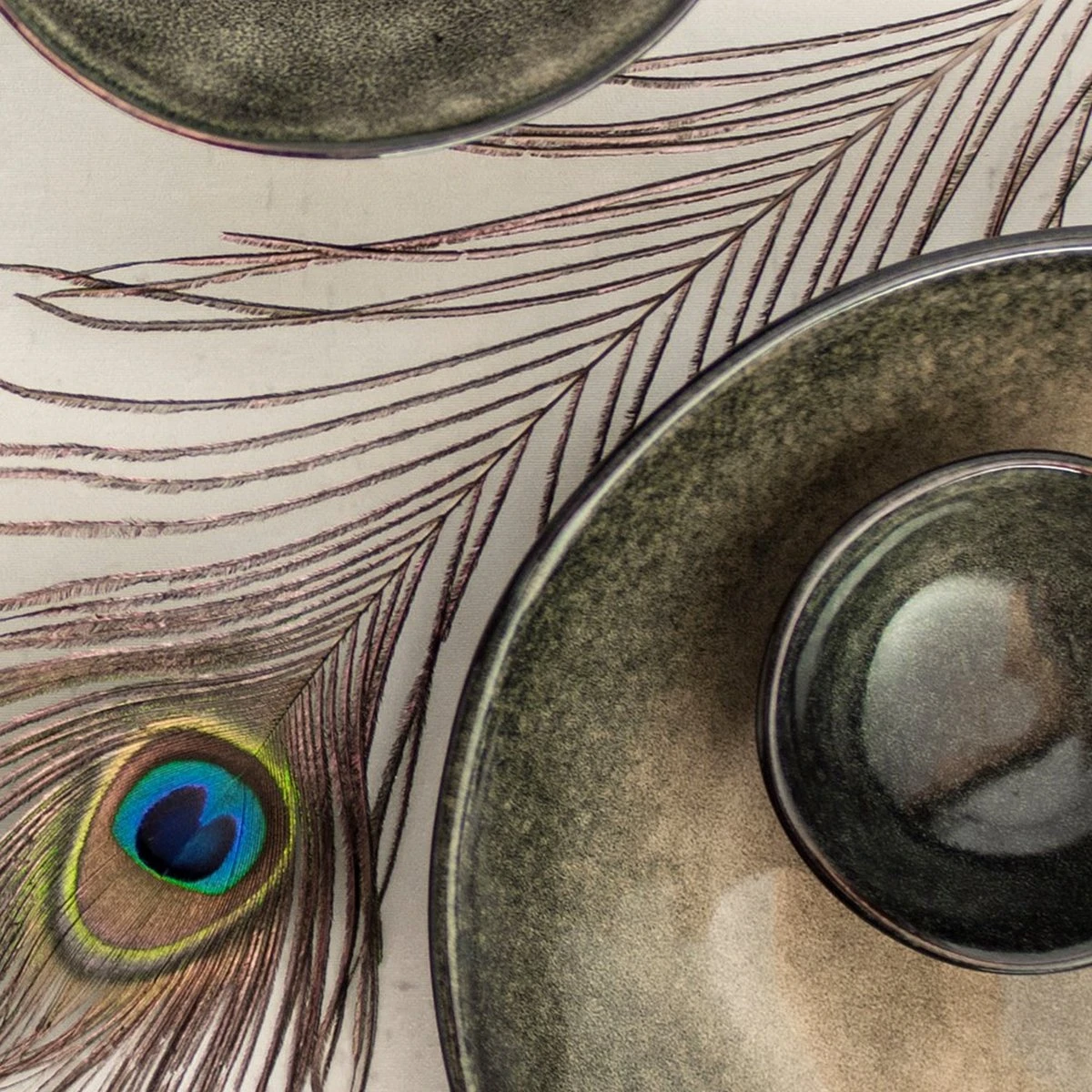 Dutch Rose Organic - Dutch Rose Set 16 Delig Servies Groen 4 Dutch Rose Organic - Dutch Rose Set 16 Delig Servies Groen - Afbeelding 2