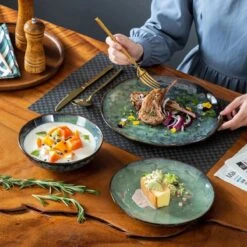 Serviesset 8 Personen - 24 Delig - Handgemaakt Keramiek - Vancasso Groen 10 Serviesset 8 Personen - 24 Delig - Handgemaakt Keramiek - Vancasso Groen -Skimask 1200x1200 3286