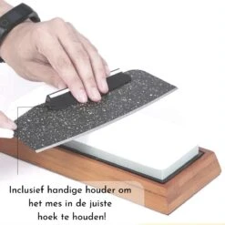 Muntel® Wetsteen - Messenslijper - Slijpsteen Voor Messen - Korrel 1000/6000 -Skimask 1200x1200 334