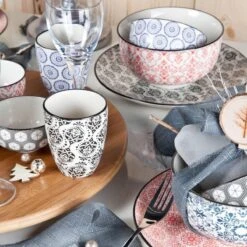 Cosy&Trendy Delirio Ontbijtbord - Ø 19 Cm - Set-6 -Skimask 1200x1200 3511