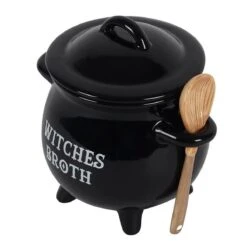 Something Different Soepkom Witches Broth Cauldron With Broom Spoon Zwart 8 Something Different Soepkom Witches Broth Cauldron With Broom Spoon Zwart -Skimask 1200x1200 3576