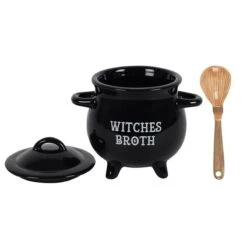 Something Different Soepkom Witches Broth Cauldron With Broom Spoon Zwart 9 Something Different Soepkom Witches Broth Cauldron With Broom Spoon Zwart -Skimask 1200x1200 3577