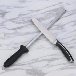 Merkloos Hoogwaardige Professionele Aanzetstaal Diamant | Messenslijper Aanzet Staal Messenslijpers RVS | Slijpsteen Slijpmachine -Skimask 1200x1200 359