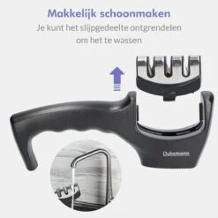 Dykemann Messenslijper - Doortrekslijper - 3 Verschillende Slijpkoppen - Antislip Voet - RVS - Met Anti-snij Handschoen & E-Book -Skimask 1200x1200 363