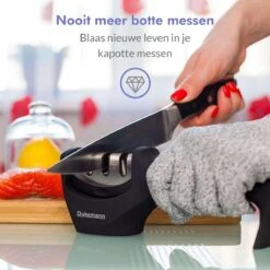 Dykemann Messenslijper - Doortrekslijper - 3 Verschillende Slijpkoppen - Antislip Voet - RVS - Met Anti-snij Handschoen & E-Book -Skimask 1200x1200 364