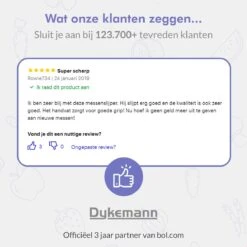 Dykemann Messenslijper - Doortrekslijper - 3 Verschillende Slijpkoppen - Antislip Voet - RVS - Met Anti-snij Handschoen & E-Book -Skimask 1200x1200 365