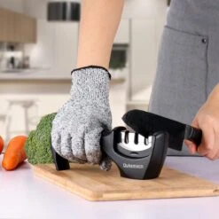 Dykemann Messenslijper - Doortrekslijper - 3 Verschillende Slijpkoppen - Antislip Voet - RVS - Met Anti-snij Handschoen & E-Book -Skimask 1200x1200 366