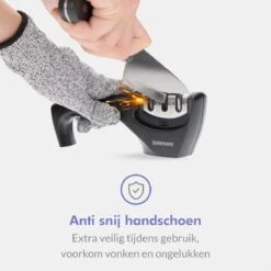 Dykemann Messenslijper - Doortrekslijper - 3 Verschillende Slijpkoppen - Antislip Voet - RVS - Met Anti-snij Handschoen & E-Book -Skimask 1200x1200 369