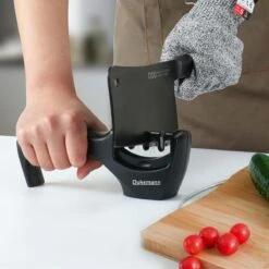 Dykemann Messenslijper - Doortrekslijper - 3 Verschillende Slijpkoppen - Antislip Voet - RVS - Met Anti-snij Handschoen & E-Book -Skimask 1200x1200 370