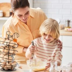 Eiermand – Eierrek – Eierhouder – Eieren – Zwart - Pasen - Tot 40 Eieren - BAULK® -Skimask 1200x1200 3702