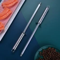 Minismus Professionele Aanzetstaal - Messenslijper Rvs - Aanzetstaal Rvs - Slijpstaaf - Aanzetstaal Voor Messen - Slijpsteen Slijpmachine - Messenslijpers - Messenslijper Aanzetstaal -Skimask 1200x1200 371