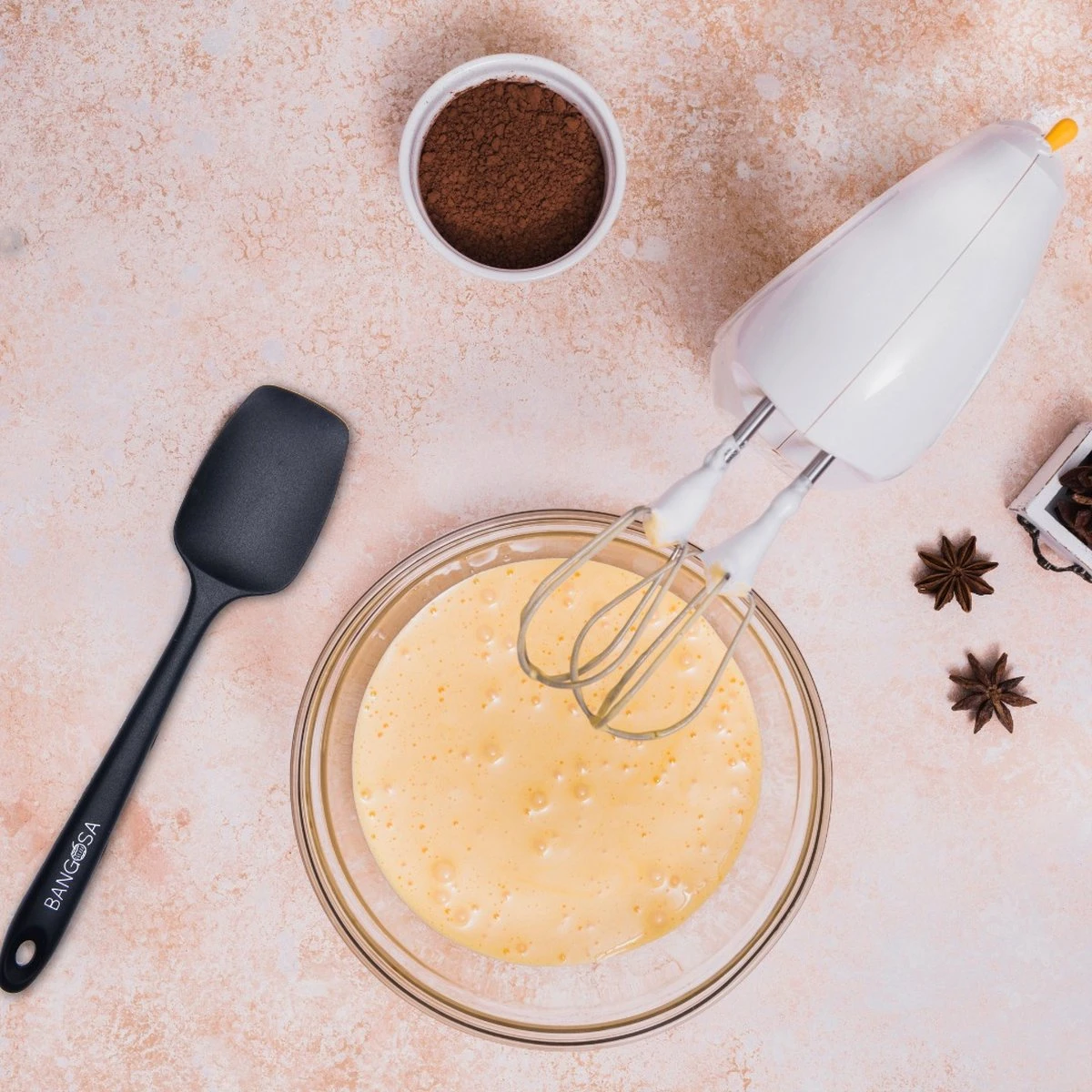 Spatel Siliconen Set Van 4 - Pannenlikker - Bakspatel - Keukengerei - Hittebestendig - Spatula - Zwart 4 Spatel Siliconen Set Van 4 - Pannenlikker - Bakspatel - Keukengerei - Hittebestendig - Spatula - Zwart - Afbeelding 2