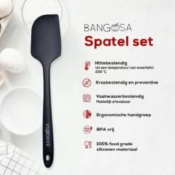 Spatel Siliconen Set Van 4 - Pannenlikker - Bakspatel - Keukengerei - Hittebestendig - Spatula - Zwart 13 Spatel Siliconen Set Van 4 - Pannenlikker - Bakspatel - Keukengerei - Hittebestendig - Spatula - Zwart -Skimask 1200x1200 3795