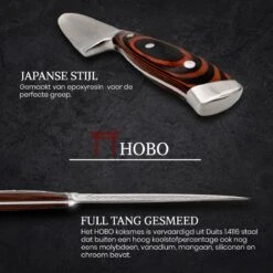 Hobo Professioneel Japans Koksmes 20 CM - Keukenmes Van Hoogwaardig High Carbon Staal - Ergonomisch Houten Handvat 12 Hobo Professioneel Japans Koksmes 20 CM - Keukenmes Van Hoogwaardig High Carbon Staal - Ergonomisch Houten Handvat -Skimask 1200x1200 38