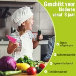 Century Goods - Kindermessen 3 Stuks - Kindermes - Messenset Voor Kinderen - Kinderbestek - Kindvriendelijk - Messen Voor Kinderen -Skimask 1200x1200 386