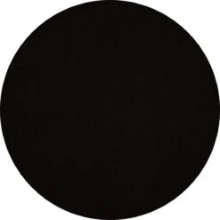 Raved Rond Tafelkleed Katoen - Elof 160 Cm ø - Zwart - Uitwasbaar