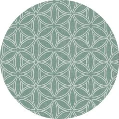 Tafelzeil Rond Orbit Groen - 160cm -Skimask 1200x1200 3921